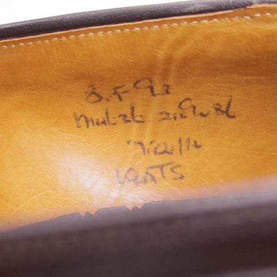 極美品★チャーチ 80F/UK8【★ブックバインダーカーフ/旧チャーチ】3都市ロゴ/KEATS/キーツ/93ラスト/タッセルローファー/Church's★c596