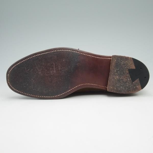 極美品★オールデン 7D【★(ハワイ)Leather Soul別注/プラザラスト】セミブローグ/スエード/フレックスソール/51601F/Alden★c598