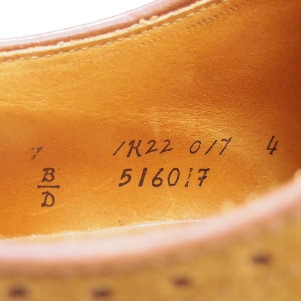 極美品★オールデン 7D【★(ハワイ)Leather Soul別注/プラザラスト】セミブローグ/スエード/フレックスソール/51601F/Alden★c598