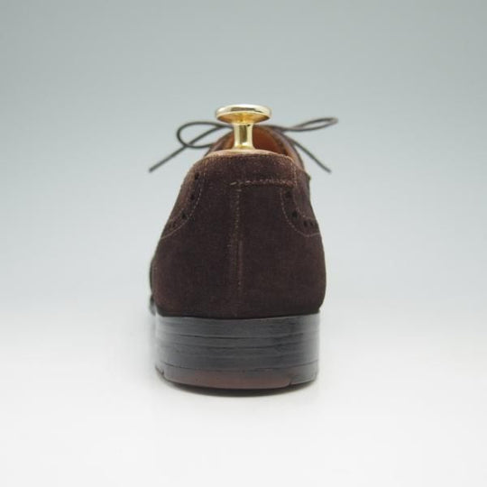 極上★クロケット&ジョーンズ US8.5D/UK8【★ラルフローレン別注/Polo Ralph Lauren】フルブローグ/スエード/Crockett&Jones★c599