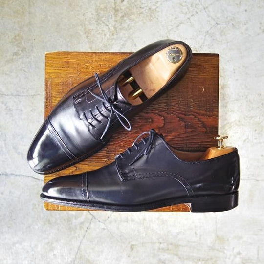 極上★ジョンロブ製 SIZE 41.5/UK7程度【貴重★エルメス別注/HERMES】JUD/H103/ストレートチップ/JOHN LOBB★c601