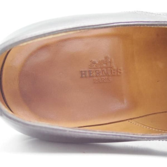 極上★ジョンロブ製 SIZE 41.5/UK7程度【貴重★エルメス別注/HERMES】JUD/H103/ストレートチップ/JOHN LOBB★c601