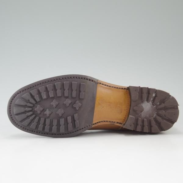 極美品★(スペイン製)ヤンコ SIZE 5.5【★グッドイヤーウェルテッド製法】チャッカブーツ/ハーフコマンド/Uチップ/薄茶/YANKO★c603