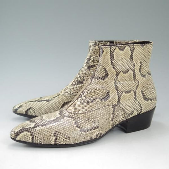 極上★(伊)ジャンニ・バルバート SIZE 41【定価￥147,000-★BARNEYS NEW YORK取扱/バーニーズ】パイソン/gianni barbato★c605