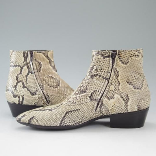 極上★(伊)ジャンニ・バルバート SIZE 41【定価￥147,000-★BARNEYS NEW YORK取扱/バーニーズ】パイソン/gianni barbato★c605