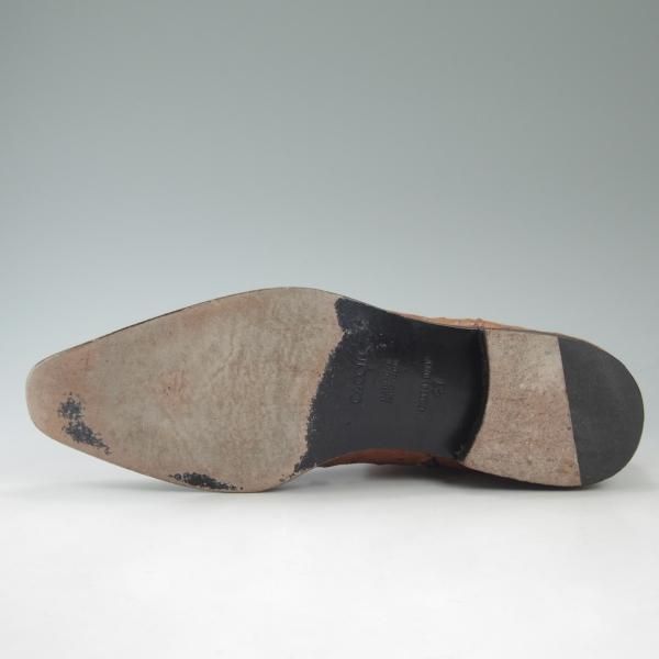 極上★(伊)CACCIN/カッチン SIZE 41【定価20万円以上★オーストリッチ仕様/BARNEYS NEW YORK取扱/バーニーズ】ブーツ★c606