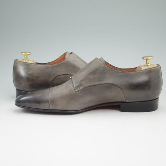 極上★(伊)サントーニ SIZE 6.5【★ダブルモンク】カーフ/12856/Santoni★c613