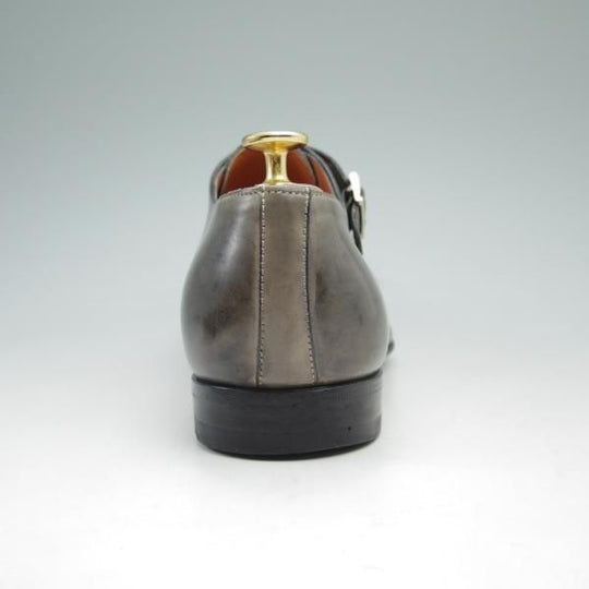 極上★(伊)サントーニ SIZE 6.5【★ダブルモンク】カーフ/12856/Santoni★c613