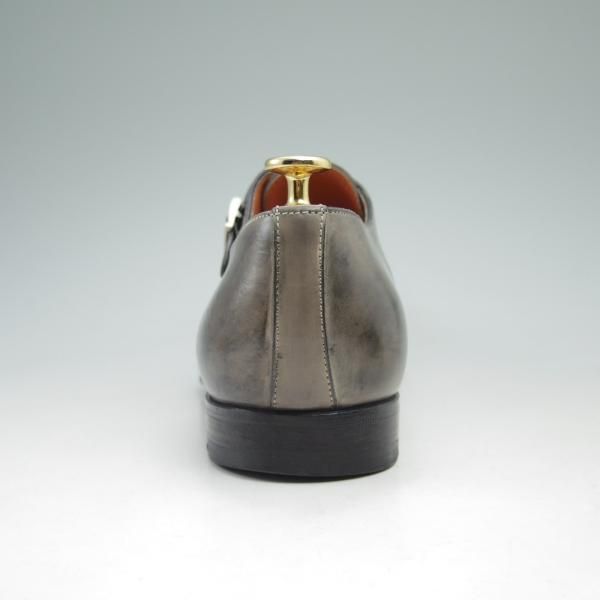 極上★(伊)サントーニ SIZE 6.5【★ダブルモンク】カーフ/12856/Santoni★c613