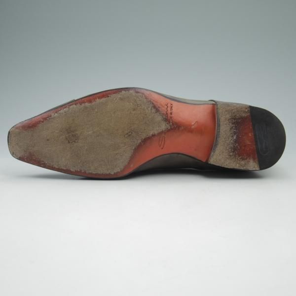 極上★(伊)サントーニ SIZE 6.5【★ダブルモンク】カーフ/12856/Santoni★c613