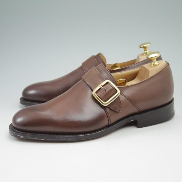 未使用★チャーチ 55F/UK5.5【貴重★Heritage COLLECTION/デッドストック】BLENHEM/173ラスト/4都市ロゴ/モンクストラップChurch's★c615