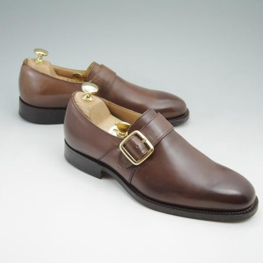 未使用★チャーチ 55F/UK5.5【貴重★Heritage COLLECTION/デッドストック】BLENHEM/173ラスト/4都市ロゴ/モンクストラップChurch's★c615