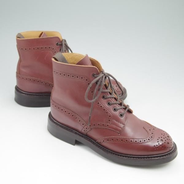 極美品★トリッカーズ(レディース) SIZE 5.5【★カントリーブーツ/L5180】ダイナイトソール/ブーツ/ウイングチップ/Tricker's★c617