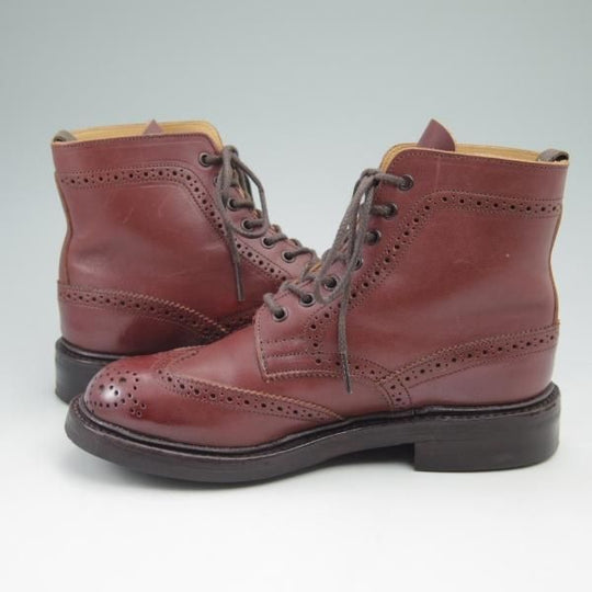 極美品★トリッカーズ(レディース) SIZE 5.5【★カントリーブーツ/L5180】ダイナイトソール/ブーツ/ウイングチップ/Tricker's★c617