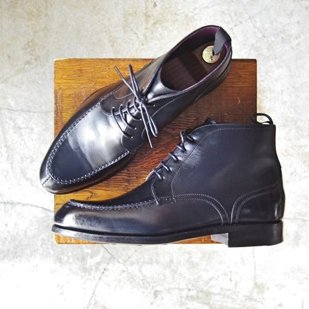 美品★(スペイン製)カルミナ SIZE 8【★グッドイヤーウェルテッド製法】ブーツ/カーフ/黒/CARMINA★c618