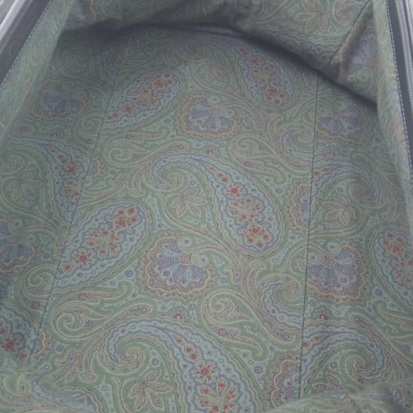 美品☆(伊)バラスコリ/VALASCOLI【高額☆ボストンバッグ】黒/レザー