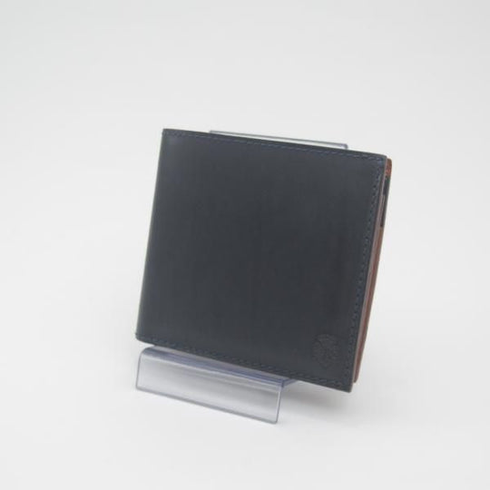 ほぼ未使用★フェリージ【★二つ折り財布/カードケース取り外し可能】F452/レザー/黒茶/メンズ/Felisi★c623