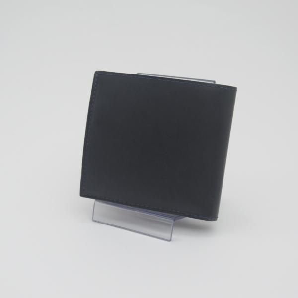 ほぼ未使用★フェリージ【★二つ折り財布/カードケース取り外し可能】F452/レザー/黒茶/メンズ/Felisi★c623