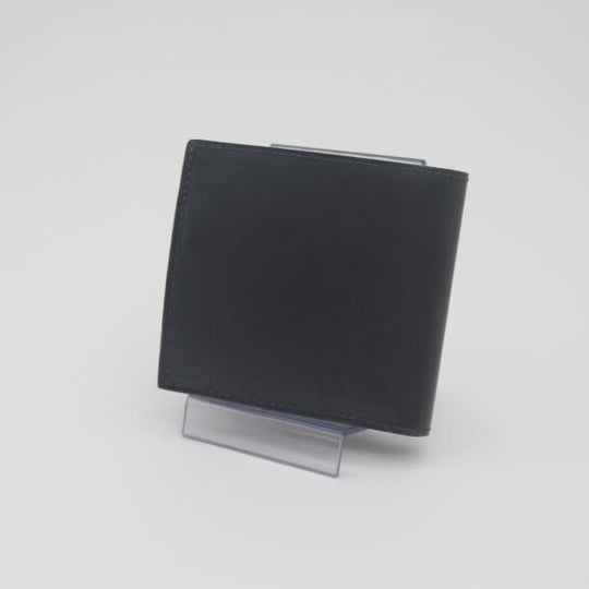 ほぼ未使用★フェリージ【★二つ折り財布/カードケース取り外し可能】F452/レザー/黒茶/メンズ/Felisi★c623