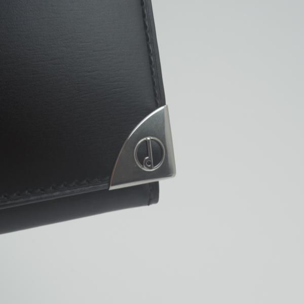 ほぼ未使用★ダンヒル/dunhill【★長財布/ロングウォレット】レザー/本革/黒/ウォレット/メンズ★c624