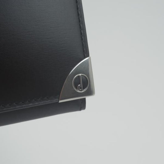 ほぼ未使用★ダンヒル/dunhill【★長財布/ロングウォレット】レザー/本革/黒/ウォレット/メンズ★c624