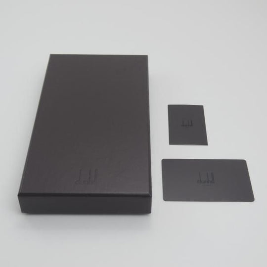 ほぼ未使用★ダンヒル/dunhill【★長財布/ロングウォレット】レザー/本革/黒/ウォレット/メンズ★c624