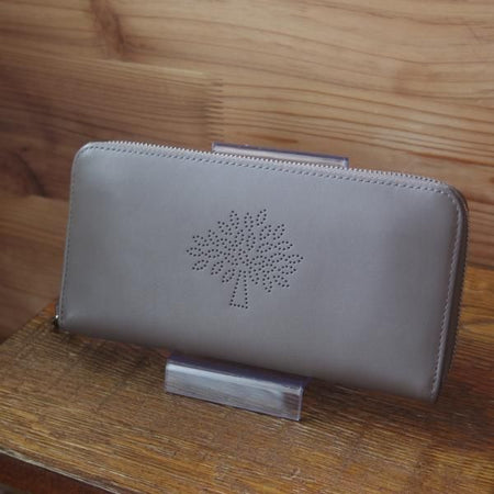 ほぼ未使用★(英)マルベリー/Mulberry【★長財布/ラウンドジップ】レザー/ロングウォレット/本革/ウォレット/メンズ レディース兼★c625