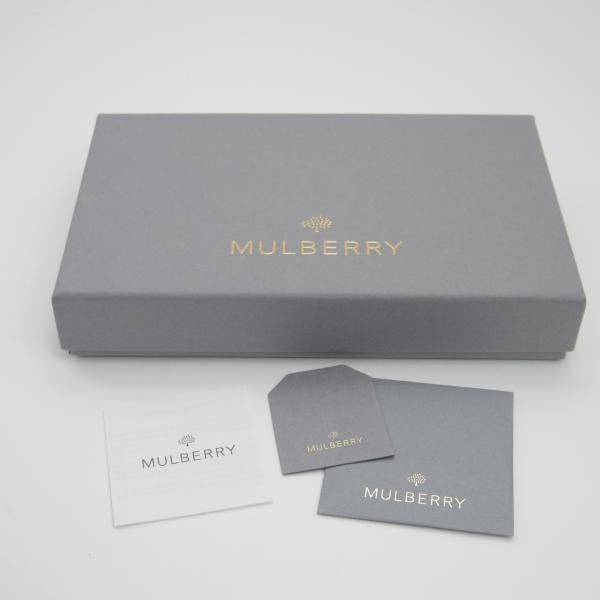 ほぼ未使用★(英)マルベリー/Mulberry【★長財布/ラウンドジップ】レザー/ロングウォレット/本革/ウォレット/メンズ レディース兼★c625