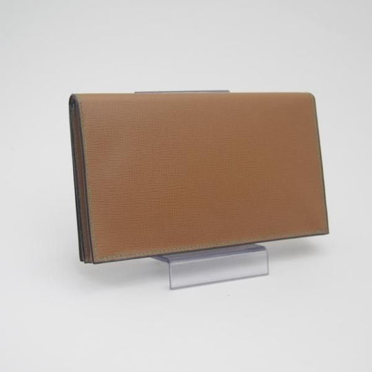 ほぼ未使用★(伊)ヴァレクストラ/Valextra【★長財布/札入れ】レザー/本革/ウォレット/メンズ ★c626