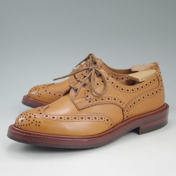 極美品★トリッカーズ SIZE 6.5【★ダイナイトソール仕様/エイコンアンティーク】M5633/カントリー短靴/フルブローグ/Tricker's★c628