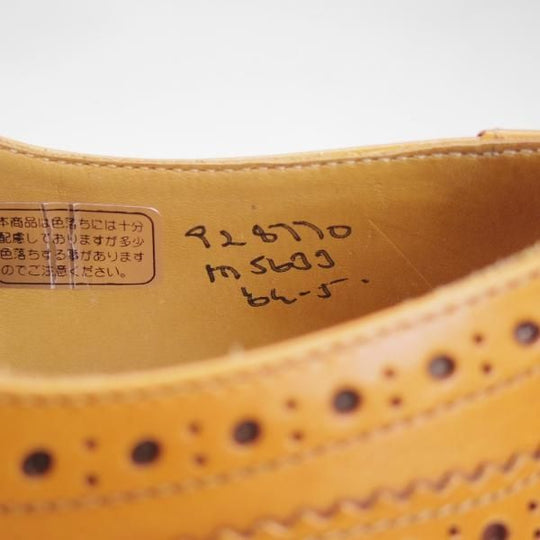 極美品★トリッカーズ SIZE 6.5【★ダイナイトソール仕様/エイコンアンティーク】M5633/カントリー短靴/フルブローグ/Tricker's★c628