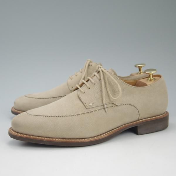 美品★パラブーツ SIZE 6【★ギャラクシーソール仕様】グレイン/ヌバック/Uチップ/ベージュ/Paraboot★c633