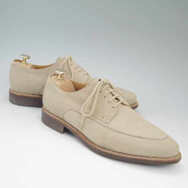 美品★パラブーツ SIZE 6【★ギャラクシーソール仕様】グレイン/ヌバック/Uチップ/ベージュ/Paraboot★c633