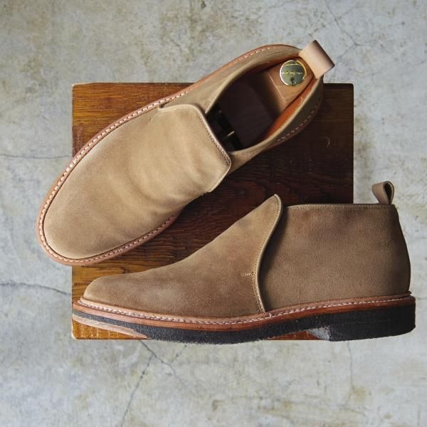 極美品★オールデン 8.5D【希少★チャッカブーツ/センターエラスティック】バリーラスト/スエード/1261/Alden★c640