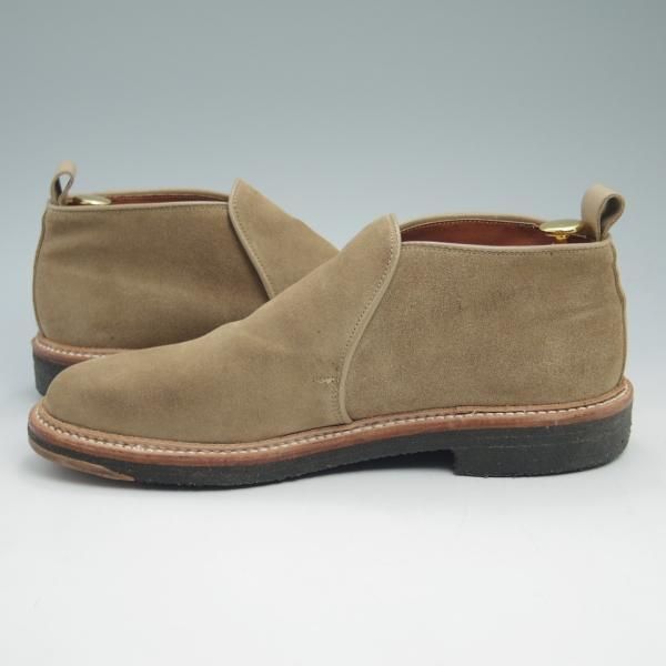極美品★オールデン 8.5D【希少★チャッカブーツ/センターエラスティック】バリーラスト/スエード/1261/Alden★c640
