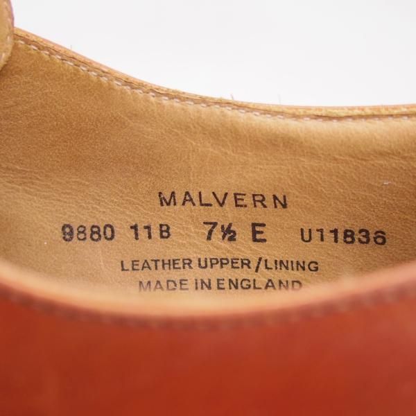 美品★クロケット&ジョーンズ 7.5E【★モンクストラップ/MALVERN/341ラスト】マルヴァーン/Crockett&Jones★c644