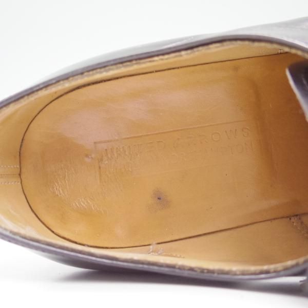 極上★(英)チーニー 6.5F【★ユナイテッドアローズ別注】Uチップ/カーフ/ブラック/靴/UNITED ARROWS/CHEANEY★c645