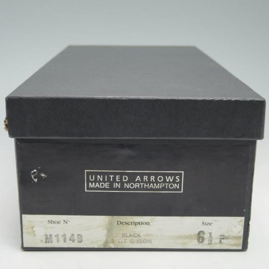 極上★(英)チーニー 6.5F【★ユナイテッドアローズ別注】Uチップ/カーフ/ブラック/靴/UNITED ARROWS/CHEANEY★c645
