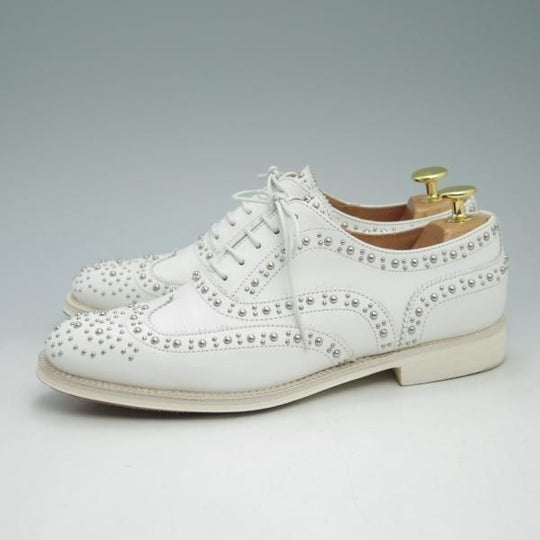 極上★チャーチ(レディース) SIZE 37【★バーウッド/BURWOOD MET 2/スタッズ】/フルブローグ/Church's★c646