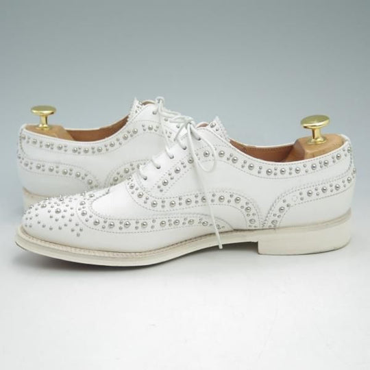 極上★チャーチ(レディース) SIZE 37【★バーウッド/BURWOOD MET 2/スタッズ】/フルブローグ/Church's★c646