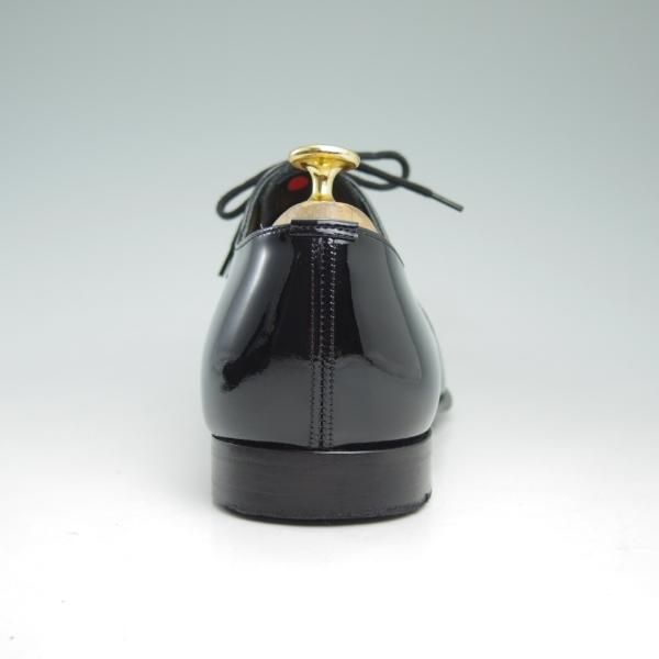 美品★チャーチ 75F/UK7.5【★パテントレザー/ALASTAIR】プレーントゥ/4都市ロゴ/Church's★c651