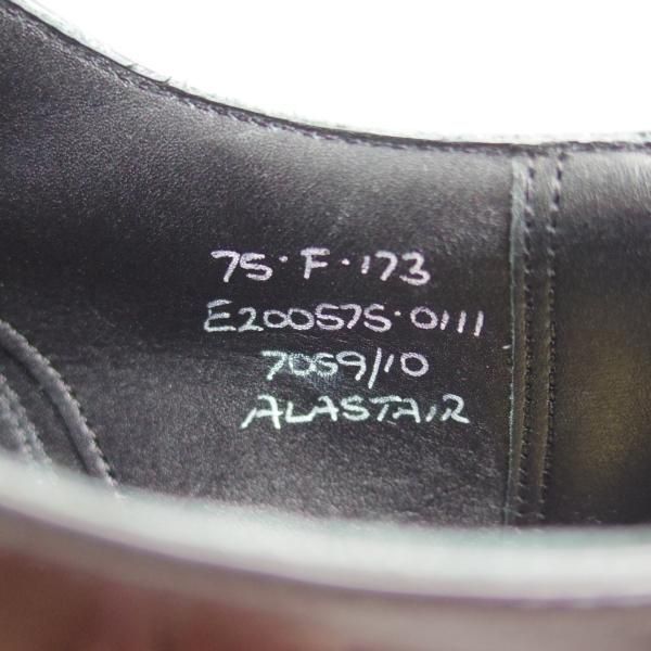 美品★チャーチ 75F/UK7.5【★パテントレザー/ALASTAIR】プレーントゥ/4都市ロゴ/Church's★c651