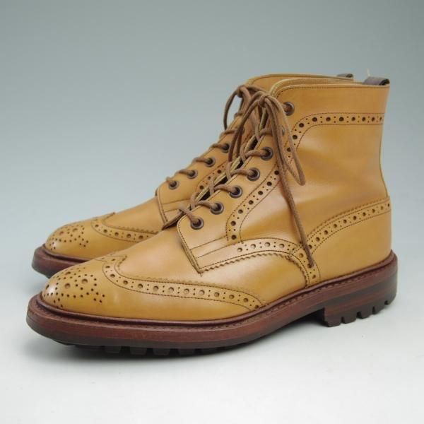 美品★トリッカーズ SIZE 7.5【★エイコンアンティーク/MALTON/モールトン/M2508】カントリーブーツ/カーフ/Tricker's★c653