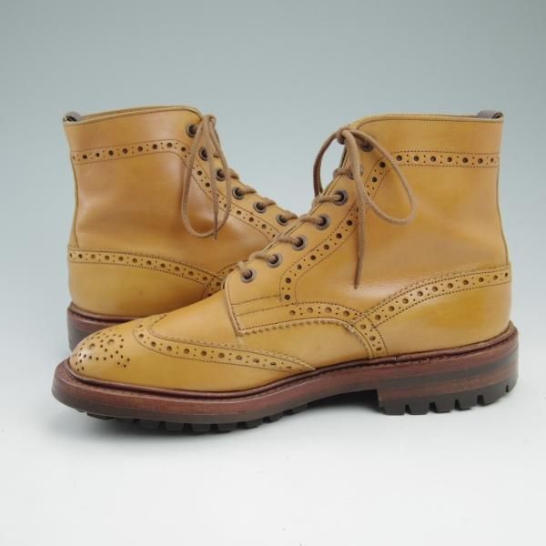 美品★トリッカーズ SIZE 7.5【★エイコンアンティーク/MALTON/モールトン/M2508】カントリーブーツ/カーフ/Tricker's★c653