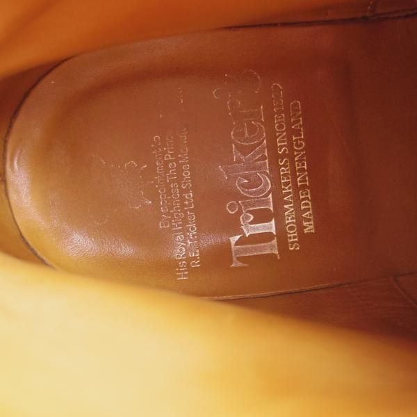 美品★トリッカーズ SIZE 7.5【★エイコンアンティーク/MALTON/モールトン/M2508】カントリーブーツ/カーフ/Tricker's★c653