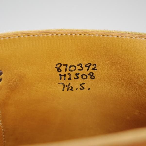 美品★トリッカーズ SIZE 7.5【★エイコンアンティーク/MALTON/モールトン/M2508】カントリーブーツ/カーフ/Tricker's★c653