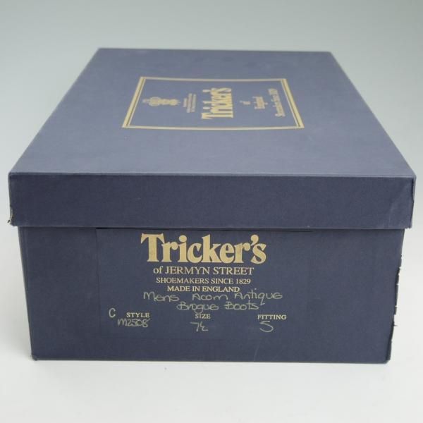 美品★トリッカーズ SIZE 7.5【★エイコンアンティーク/MALTON/モールトン/M2508】カントリーブーツ/カーフ/Tricker's★c653
