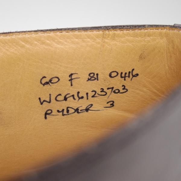 美品★チャーチ 60F/UK6【★ダイナイトソール仕様/ライダー/RYDER 3】81ラスト/5都市ロゴ/チャッカブーツ/カーフ/Church's★c654