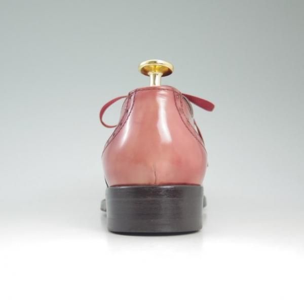 美品★(伊)サントーニ(レディース) SIZE 36【★フルブローグ/51287/ポリッシュレザー】ウイングチップ/SANTONI★c661