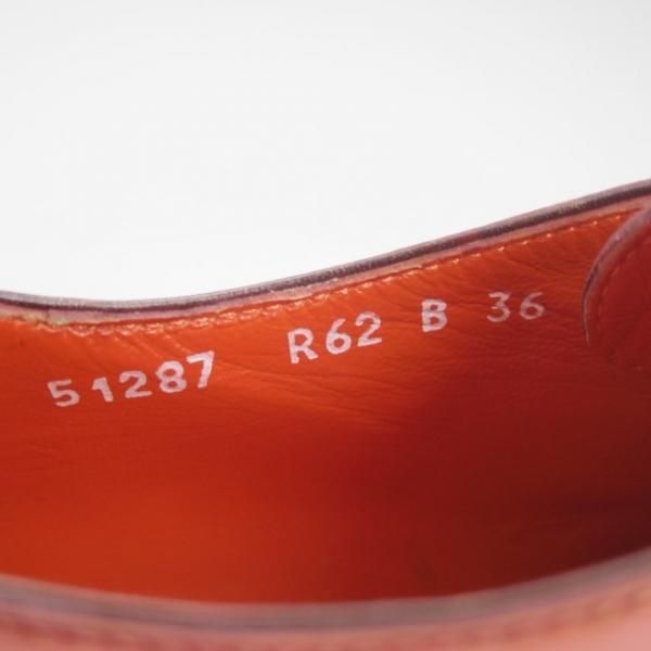 美品★(伊)サントーニ(レディース) SIZE 36【★フルブローグ/51287/ポリッシュレザー】ウイングチップ/SANTONI★c661